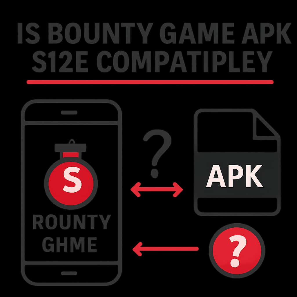 Diagram explaining the Bounty Game APK size compatibility.