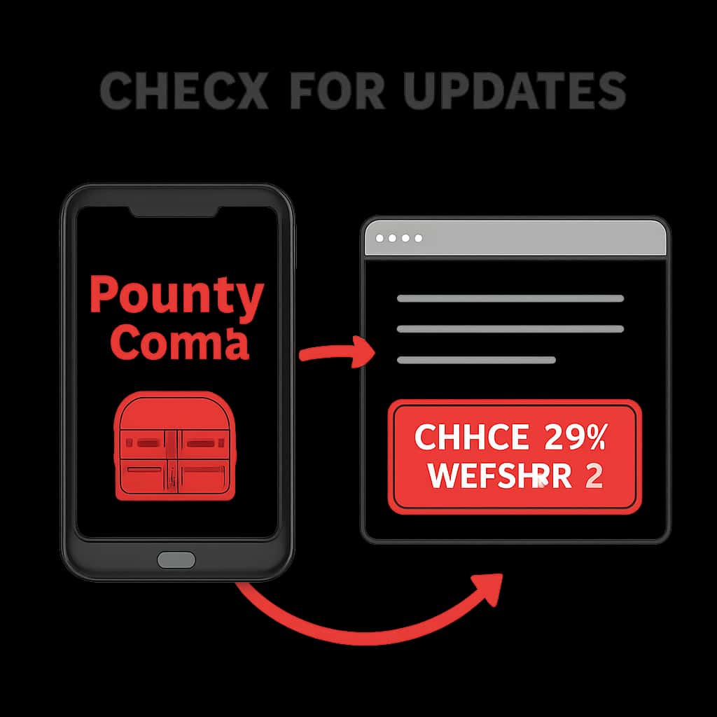 An educational illustration detailing the update process for Bounty Game.