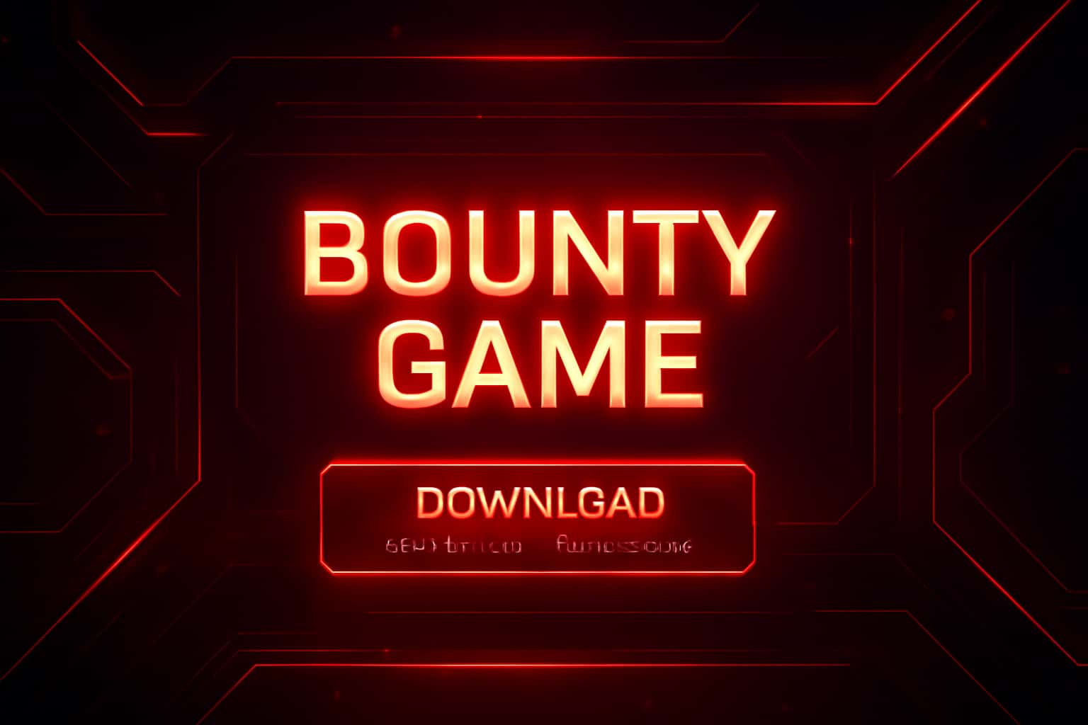 Futuristic gaming interface with neon accents.