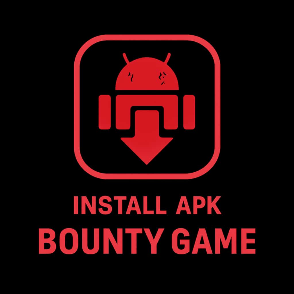 A badge representing the installation of Bounty Game APK.